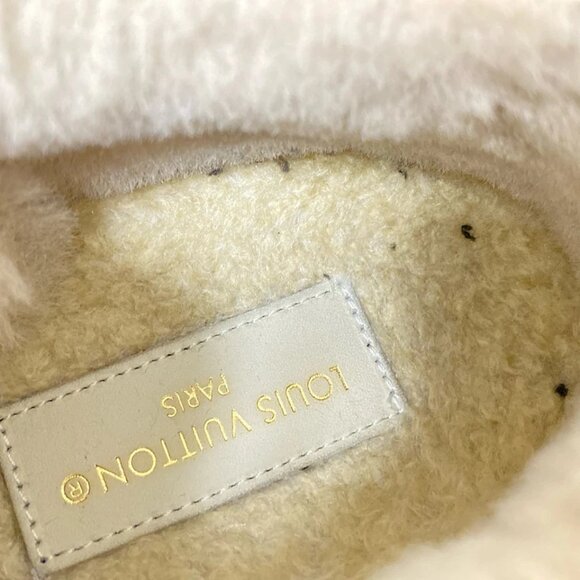 LOUIS VUITTON Timeout Line Sneakers - Beige Women's Sneakers Suede 486-031825 - Picture 8 of 9